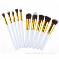 10PCS Powder Foundation Eye shadow brush